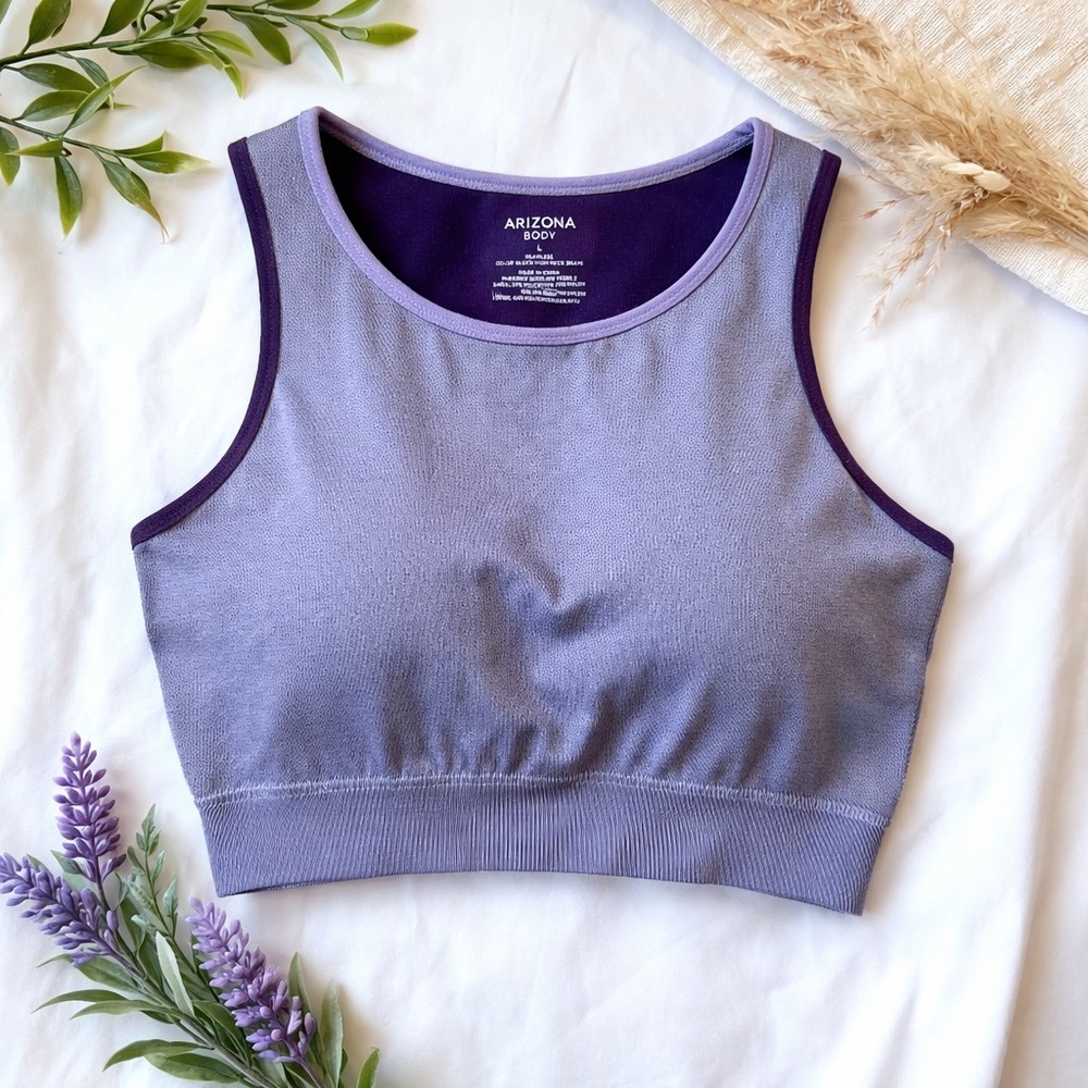 Arizona Jean Company Women's Lavender Sports Bra